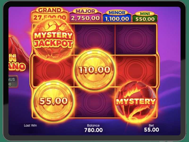 gameplay slots coin volcano